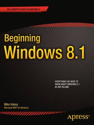 cover image of Beginning Windows 8.1